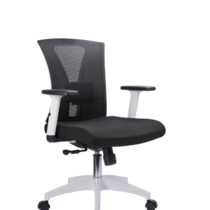SILLA ERGONOMICA GERENTE BLANCA BRASILIA  31646