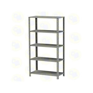 Estante metálico para almacén 5 repisas altura 2 mt