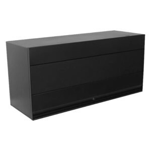 Archivador flotante de pared frente 60cm puerta metálica