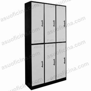 Locker metálico 6 casilleros