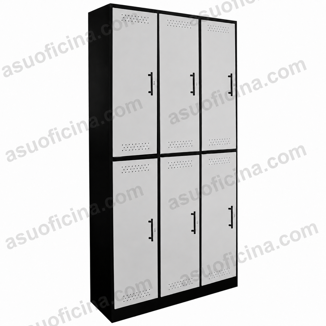 LOCKER METÁLICO 6 CASILLEROS