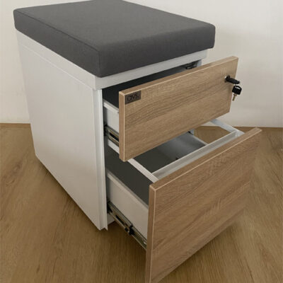 Archivadores para oficina con asiento frente 37 cm
