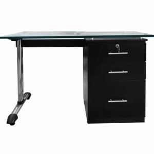 Escritorio en Vidrio Quattro 120×60 cm