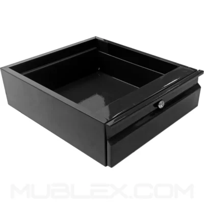 Cajón metálico para escritorio con llave de seguridad