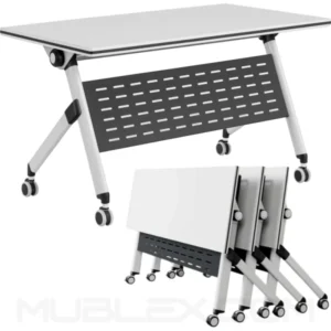 Escritorio plegable móvil modular abatible – Dúo