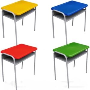 MESA PUPITRE PARA COLEGIO SUPERFICIE PLÁSTICA
