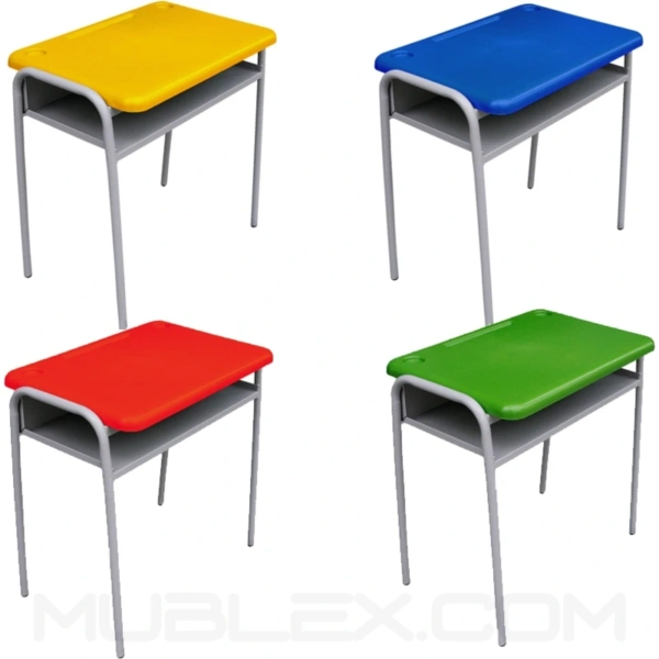 Mesa-pupitre-para-Colegio-superficie-plastica-colores-600x600