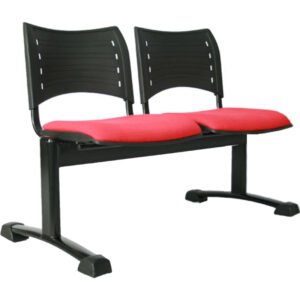 Silla de espera Tándem Smart asiento tapizado 2 puestos