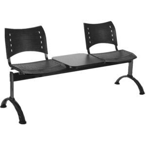 Silla de espera Tándem Smart 2 puestos mesa