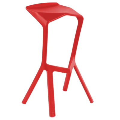 Silla bar Nico rojo