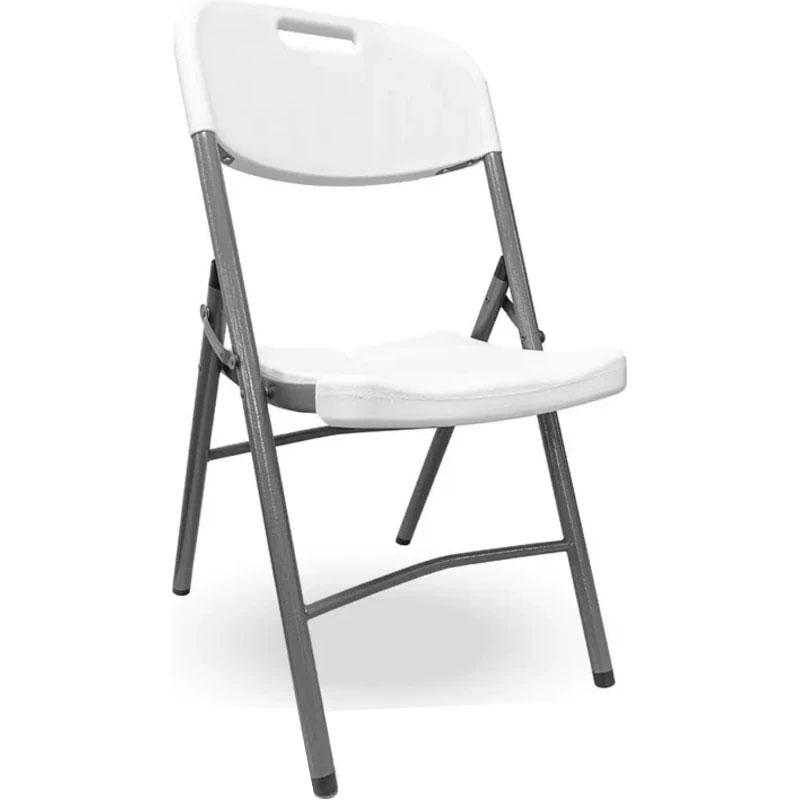 Silla plegable en plástico – Gris Hielo