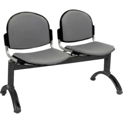 Silla tándem Venecia tapizado 2 puestos