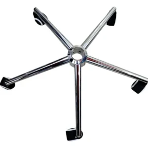 Base metálica cromada para silla