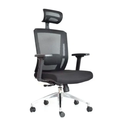 Silla Delphi presidente syncro brazos 3D cromada