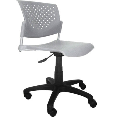 Silla Butterfly giratoria gris base nylon