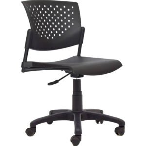 Silla Butterfly giratoria negra base nylon