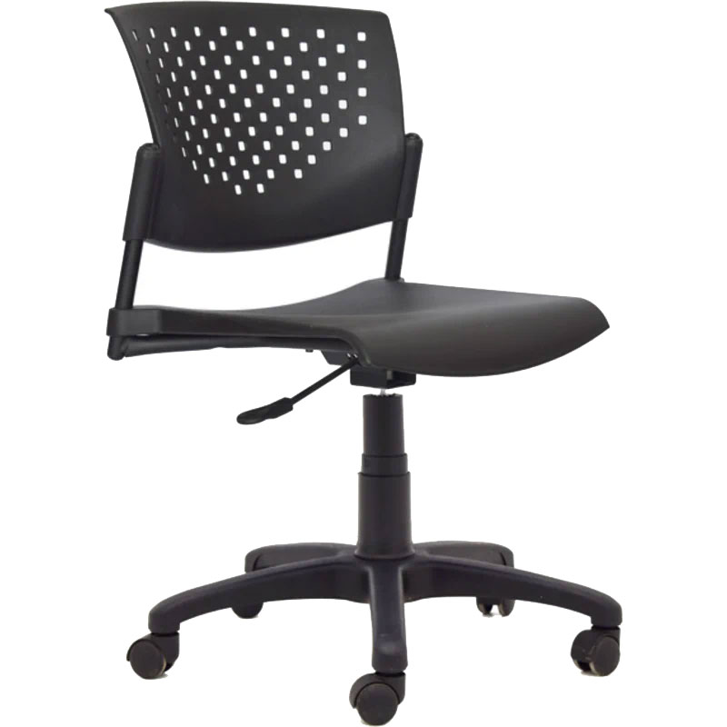 Silla-Butterfly-giratoria-negra-base-nylon--2