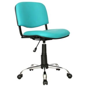 Silla Isósceles giratoria cromada