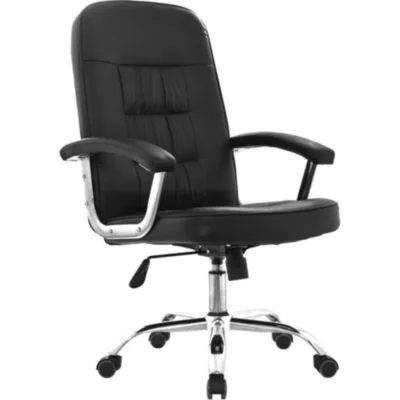 Silla Alaska presidente cuero negro