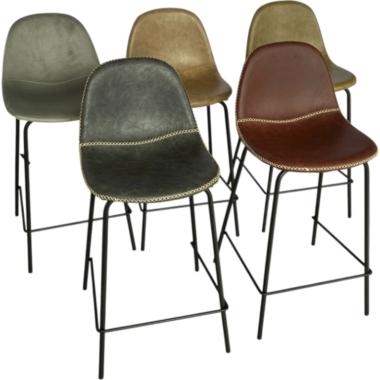 Silla Barra tapiza en cuerina Tango