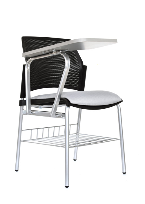 Silla Zyle universitaria asiento tapizado sin portalibros