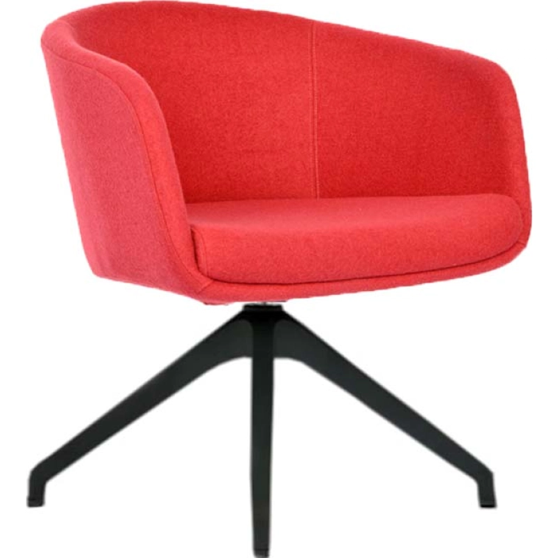 Sillón Mara base swiss negra