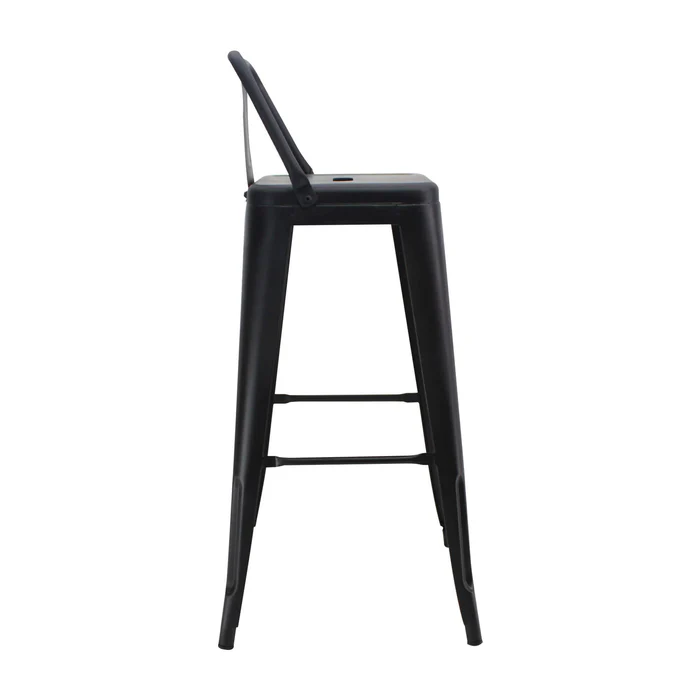 Silla Bar metálica Torix negra