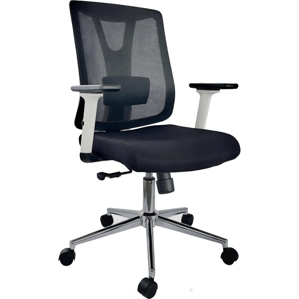 Silla Santorini gerente sin cabecero marco blanco