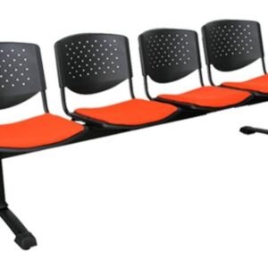 SillaTandem risma 4 puestos asiento tapizado 6535