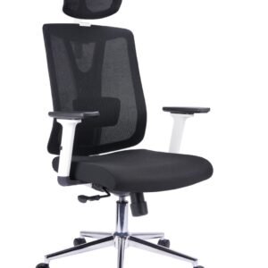 Silla Ergonómica Montería Presidente marco blanco 31469