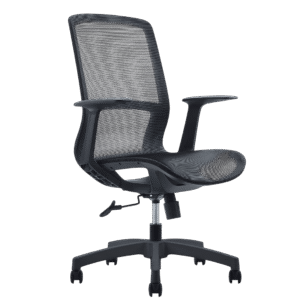 SILLA ERGONÓMICA BLAS GERENTE MALLA NEGRA 3807