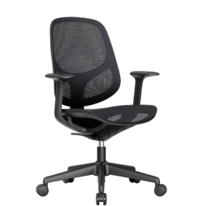 SILLA ERGONÓMICA ZURICH GERENTE MCO NEGRO MALLA NEGRA 3810