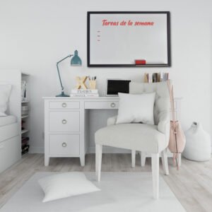 TABLERO BLANCO  MDF MARCO NEGRO - COP 90000 - COP 190000